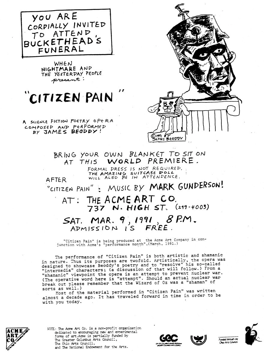 Program for Citizen Pain - Page 1