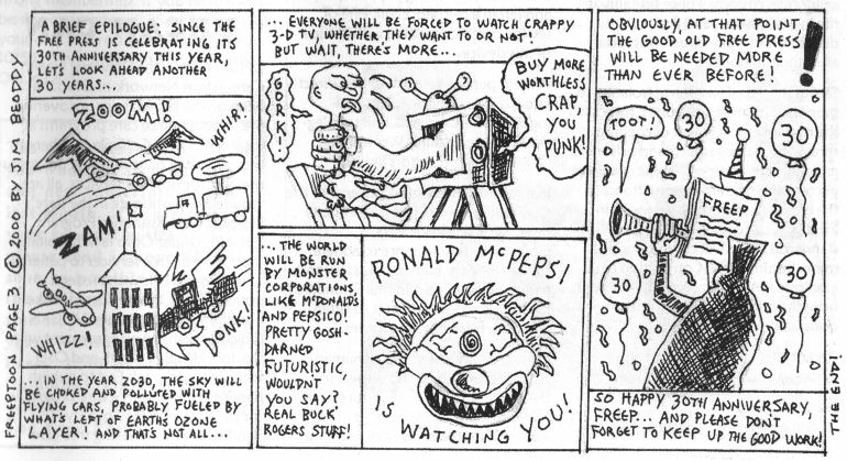 Columbus Free Press Summer 2000 Panel 3