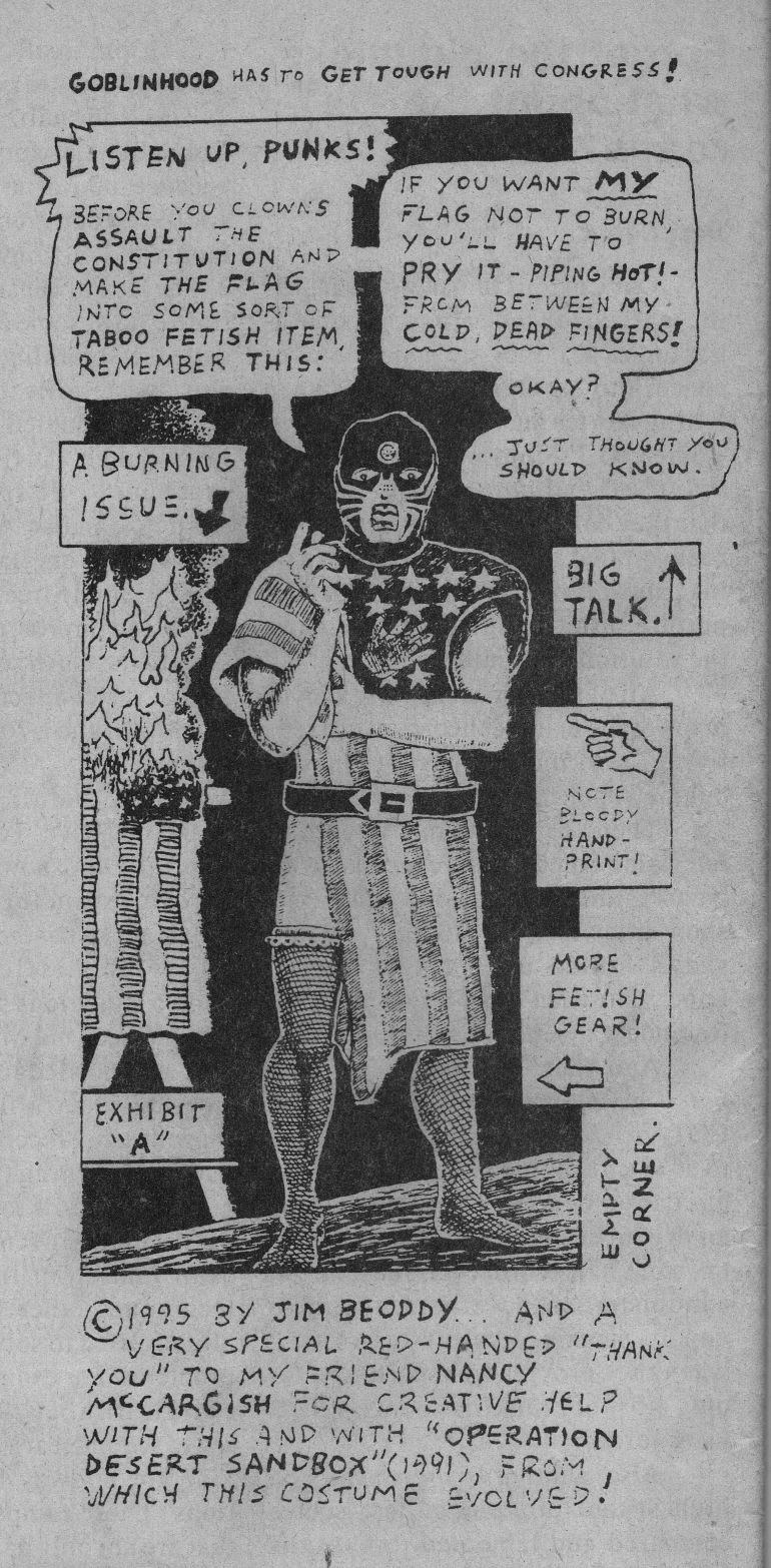 The Columbus Free Press July and August 1995 - Back Cover